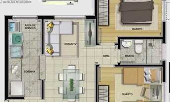 Imagem: Apartamento Térreo 2 Quartos