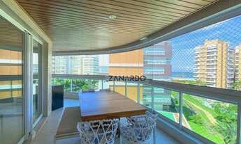 Imagem 5: Apartamento vista mar pé na grama, 4 dormitórios sendo 2 suítes para alugar, 138 m² por R