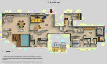 Imagem 6: Cobertura com 3 suítes à venda, 187 m² por R$ 1.210.000 - Recreio dos Bandeirantes - Rio d