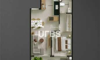 Imagem 3: Smart 36 - Apartamento 1 quarto, sendo 1 suíte