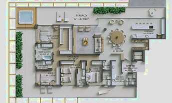 Imagem 5: Apartamento 4 quartos 280,26m² Praia Brava Itajaí