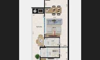 Imagem 2: Apartamento Garden com 1 dormitório à venda, 51 m² por R$ 332.000,00 - Vila Guilhermina