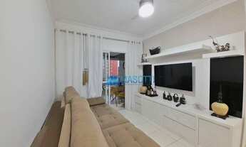 Imagem 2: MOBLIADO: Apartamento com 2 dormitórios à venda, 80 m² por R$ 590.000 - Canto do Forte - P