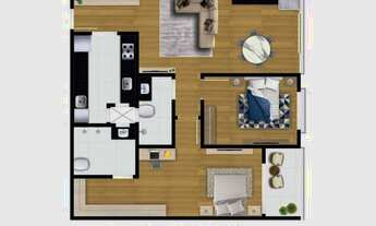 Imagem 5: Apartamento com 2 dormitórios à venda, 78 m² por R$ 422.000,00 - Centro - Poços de Caldas