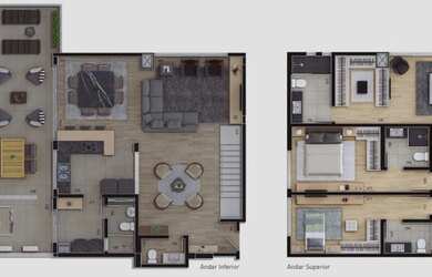 Imagem 4: Cobertura nova face norte 3 suítes 3 vagas no Juveve