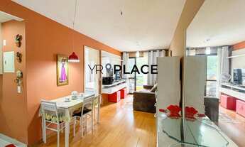 Imagem 2: Flat, 44 m2, Andar Alto, Frente, Claro, 1 Suíte, Varanda, Piscina, Academia, Port 24 h e