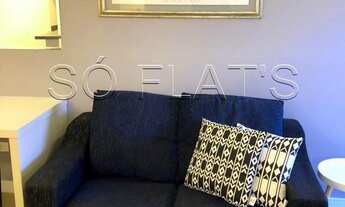 Imagem 5: Flat reformado com quarto, sala, cozinha e banheiro, 41m² com varanda em Moema. Sem burocr