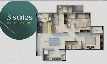 Imagem 6: Unique Humberto Parentes 86 a 196m² Fatima