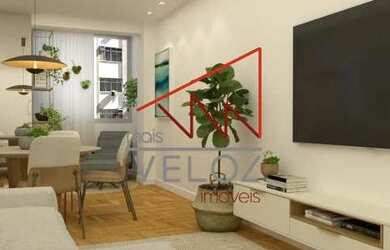 Imagem 2: Apartamento para venda possui 90 metros quadrados com 3 quartos em Laranjeiras - Rio de Ja