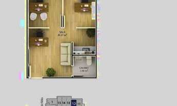 Imagem 2: Sala à venda, 38 m² por R$ 340.000,00 - Boqueirão - Praia Grande/SP