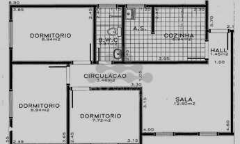 Imagem 4: Apartamento com 3 dormitórios à venda, 64 m² por R$ 180.000,00 - Parque João de Vasconcelo