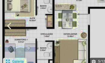 Imagem 7: Cód. 613 Jardim das Margaridas 2/4 com suíte 4º andar Nascente no Cond. Ideal