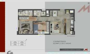 Imagem 6: Apartamento com 2 dormitórios à venda, 97 m² por R$ 682.100,00 - Passo d'Areia - Port