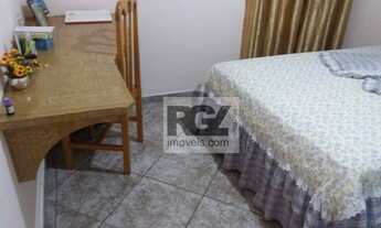 Imagem 2: Apartamento com 3 dormitórios à venda, 50 m² por R$ 270.000,00 - Aparecida - Santos/SP