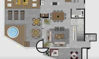 Imagem 4: COBERTURA com 3 dormitórios à venda por R$ 3.517.500,00 no bairro Campo Comprido - CURITIB