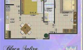 Imagem 6: Apartamento 45m² 1 dormitório localizado em Praia Grande R$ 260.000,00