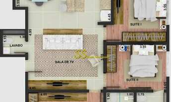 Imagem 4: Apartamento com 3 dormitórios à venda, 110 m² por R$ 650.000,00 - Santo Agostinho - Franca