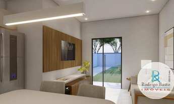 Imagem 3: Casa com 3 dormitórios à venda, 100 m² por R$ 340.000 - Pires Façanha - Eusébio/CE