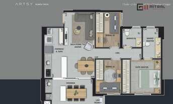 Imagem 2: Apartamento no Edificio Artsy