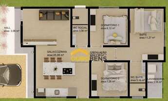 Imagem 7: Casa com 3 dormitórios à venda, 70 m² por R$ 720.000,00 - Rio Verde - Lucas do Rio Verde/M