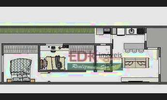 Imagem 3: Casa com 2 dormitórios à venda, 53 m² por R$ 180.000,00 - Cícero Prado - Pindamonhangaba/S