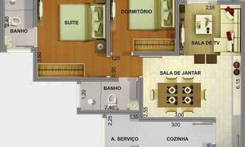 Imagem 4: Apartamento com 2 dormitórios à venda, 61 m² por R$ 320.000,00 - Centro - Sumaré/SP