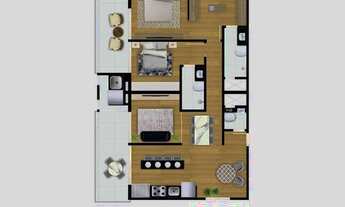 Imagem 4: Apartamento com 2 dormitórios à venda, 78 m² por R$ 422.000,00 - Centro - Poços de Caldas