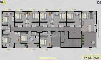 Imagem 2: Apartamento com 1 dormitório à venda, 21 m² por R$ 283.300 - Centro - Curitiba/PR