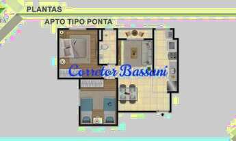 Imagem 6: Residencial Nova Vita Lançamento Apartamento Tipo e Garden 1 e 2 quartos varanda vaga