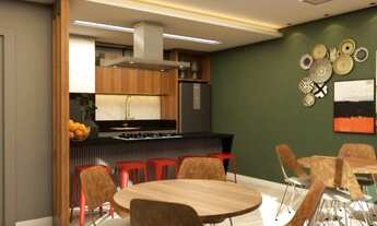 Imagem 6: Cobertura Plana Exclusiva c/205m2,1suíte+2dorm,1lavabo,3vagas,Estuda Permuta