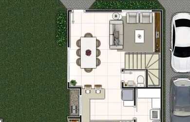 Imagem 2: SOBRADO EM CONDOMÍNIO - 3 DORMITÓRIOS - (1 SUÍTE) - 117m² - BOA VISTA