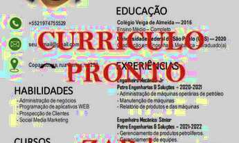 Imagem 3: Crio e atualizo seu currículo!