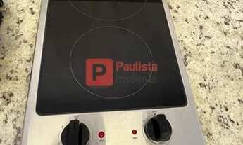 Imagem 5: Studio para locação com 42m2, todo reformado! Varanda, cooktop e geladeira. Ao lado da est