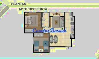Imagem 5: Residencial Nova Vita Lançamento Apartamento Tipo e Garden 1 e 2 quartos varanda vaga