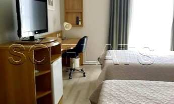 Imagem 3: Excelente flat disponível para locação muito bem localizado próximo ao Shopping Ibirapuera