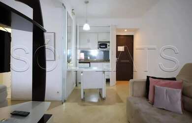 Imagem 3: Lindo Flat com 1x dorm para locação, com excelente estrutura para sua hospedagem. Consulte