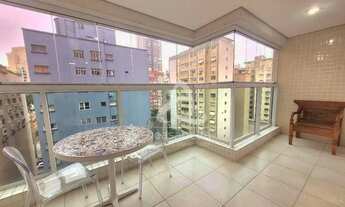 Imagem 3: Apartamento com 1 dormitório para alugar, 52 m² por R$ 6.000,02/mês - Gonzaga - Santos/SP