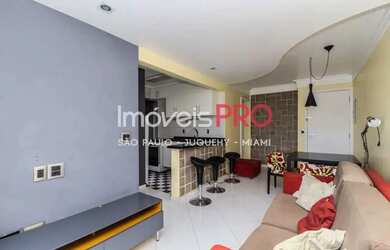 Imagem 2: Apto mobiliado de 55m2 com 2 dorm, sendo 1 suite e 2 vagas n Omoema prox do metro