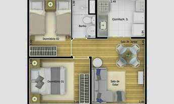 Imagem 6: Apartamento na José Bonifácio zona leste 2 dormitórios com 1 vaga