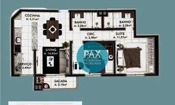 Imagem 5: Apartamento com 2 dormitórios à venda, 73 m² - Jardim Eldorado - Palhoça/SC