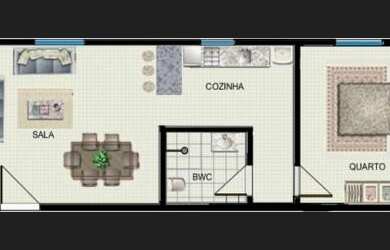 Imagem 5: Apartamento com 1 dormitório mensal (não é anual