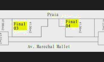 Imagem 4: Apartamento com 1 dormitório à venda, 41 m² por R$ 276.360,00 - Canto do Forte - Praia Gra