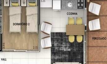 Imagem 4: Casa de Condomínio 68m² 2 dormitórios localizado em São Sebastião R$ 331.000,00