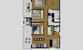 Imagem 2: Apartamento com 2 dormitórios à venda, 78 m² por R$ 422.000,00 - Centro - Poços de Caldas