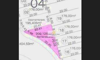 Imagem: Terreno à venda, 209 m² por R$ 88.000,00