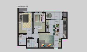 Imagem 6: R@#Apartamento com 2 dormitórios, área nobre com alto poder de valorização. Praia dos Ingl