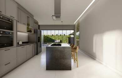 Imagem 3: Casa Térrea a venda com 4/4 sendo 2 suítes no condomínio Jardim Veneza