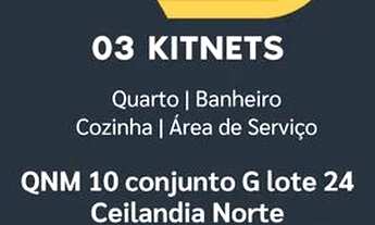 Imagem: Aluga-se 03 Kitnets Urgente Ceilandia Norte