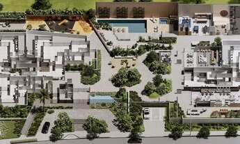 Imagem 4: O paisagismo é um grande protagonista do acesso do LANDHAUS. Logo na chegada os moradores