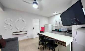 Imagem 2: Flat par alocação nos Jardins localizado na Av Brig Luis Antonio, a poucos metros da Av. P